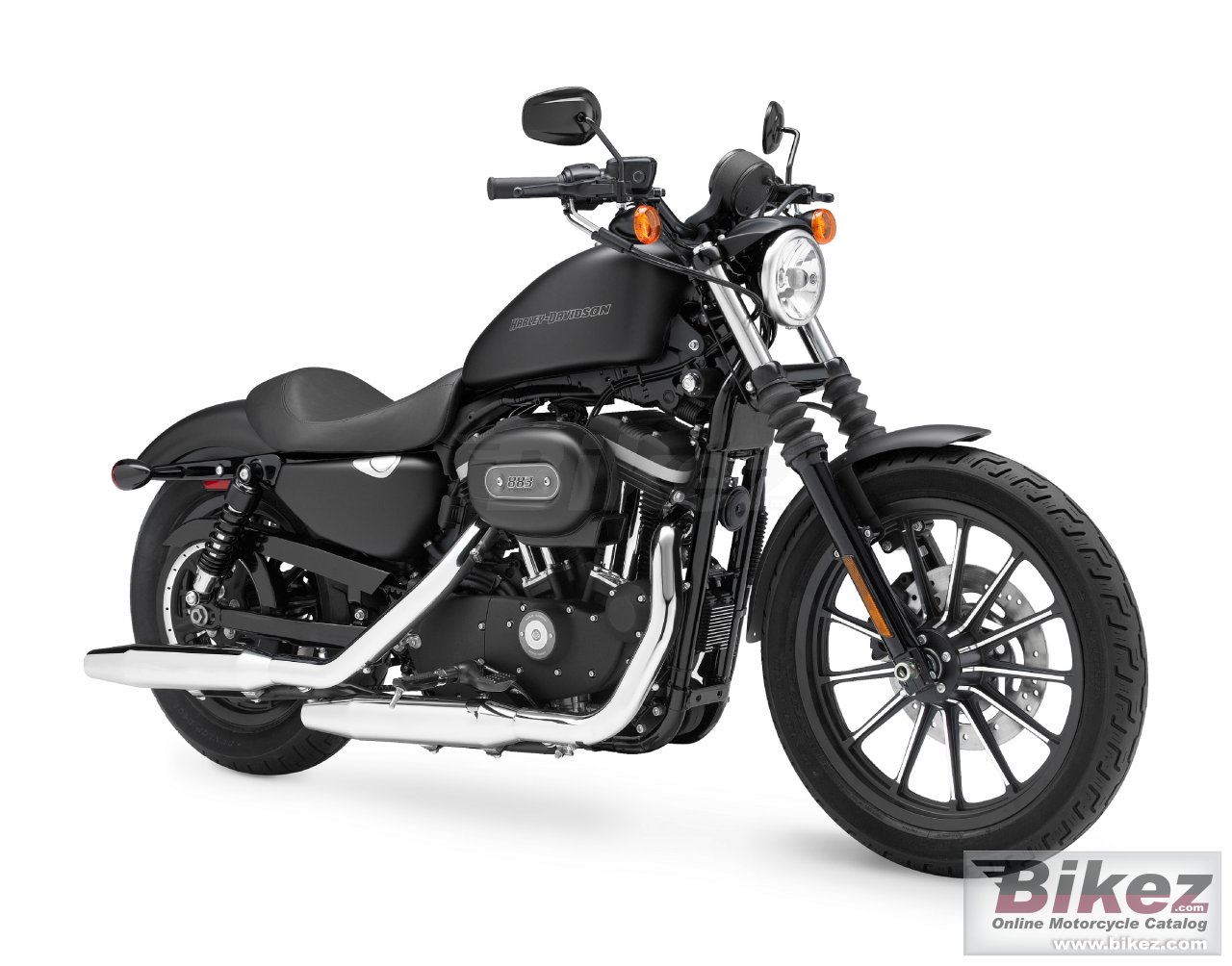 Big Harley-Davidson sportster xl883n iron 833 picture and wallpaper from Bikez.com